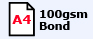 A4 100gsm Bond